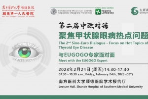 The 2nd Sino-Euro Dialogue - Focus on Hot Topics of Thyroid Eye Disease Global Live Broadcast