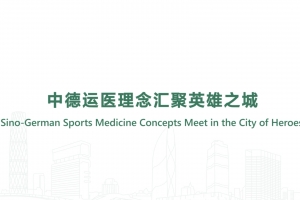 Sino-German Sports Medicine Concepts Meet in the City of Heroes