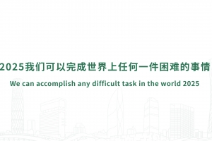 2025我们可以完成世界上任何一件困难的事情